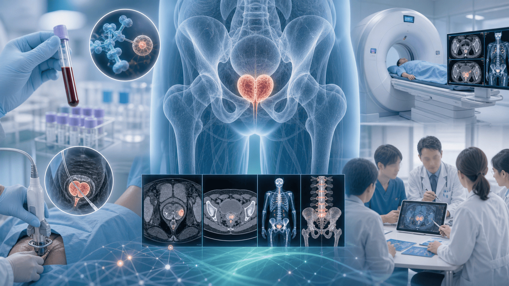 前立腺がんステージ4の診断から転移部位の確認、治療方針の決定まで