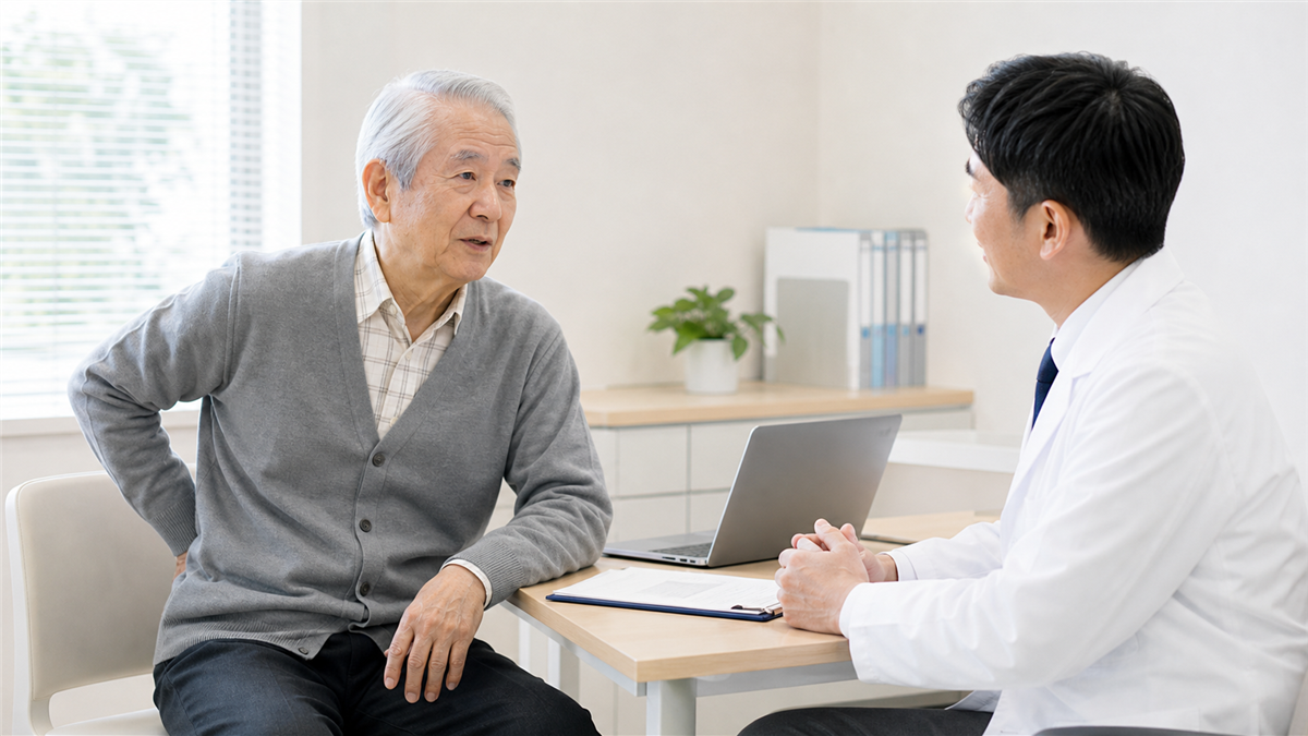 80代の前立腺がんで起こりうる症状