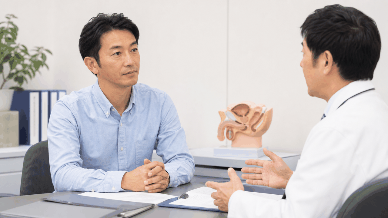 40代の前立腺がんでみられる症状と受診の目安